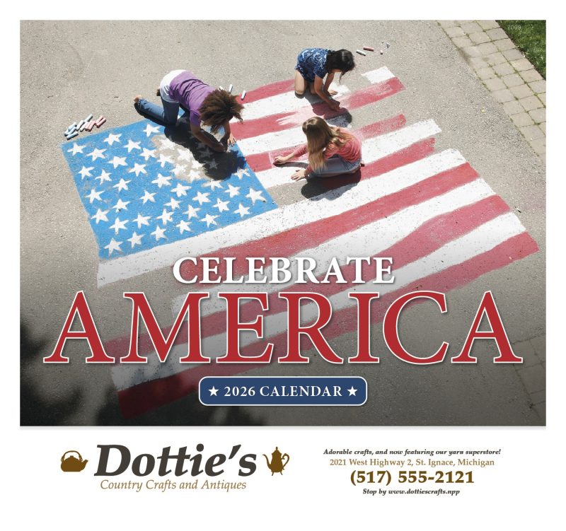 Custom Good Value™ Celebrate America - Stapled Calendar - 2