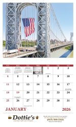 Custom Good Value™ Celebrate America - Stapled Calendar - 3