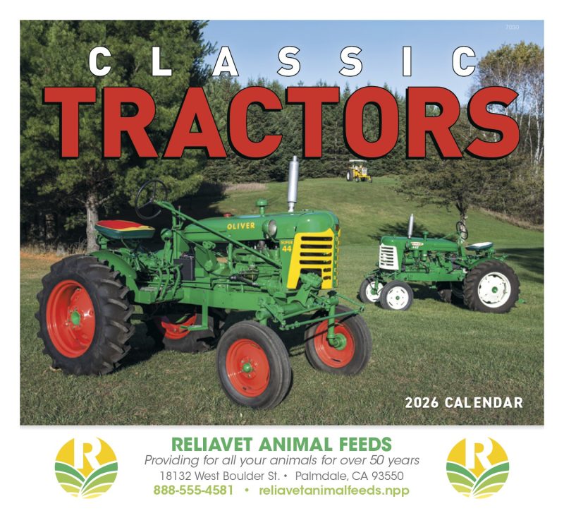 Custom Good Value™ Classic Tractor - Stapled Calendar - 2