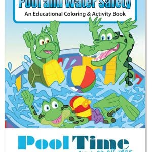Custom Good Value™ Coloring Book: Pool and Water Safety