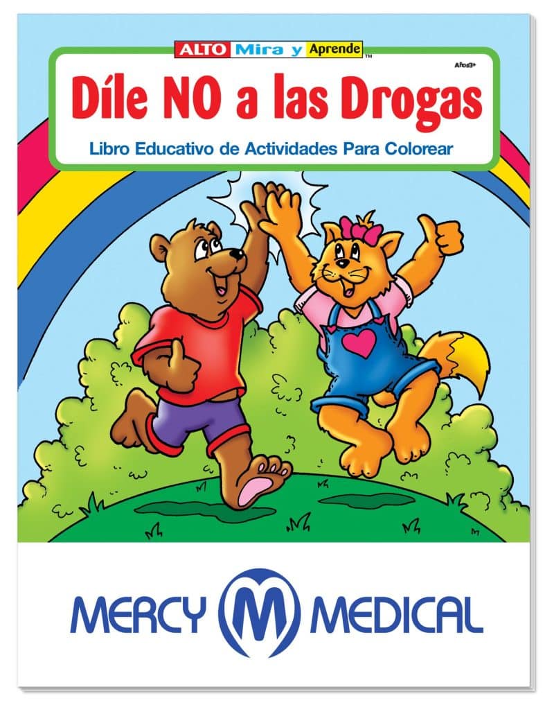 Custom Good Value™ Coloring Book: Smart Kids Say No to Drugs (Spanish)