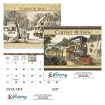 Custom Good Value™ Currier & Ives - Spiral Calendar