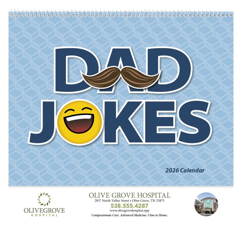Custom Good Value™ Dad Jokes - Spiral Calendar - 2