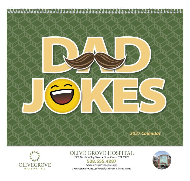 Custom Good Value™ Dad Jokes - Spiral Calendar - 5