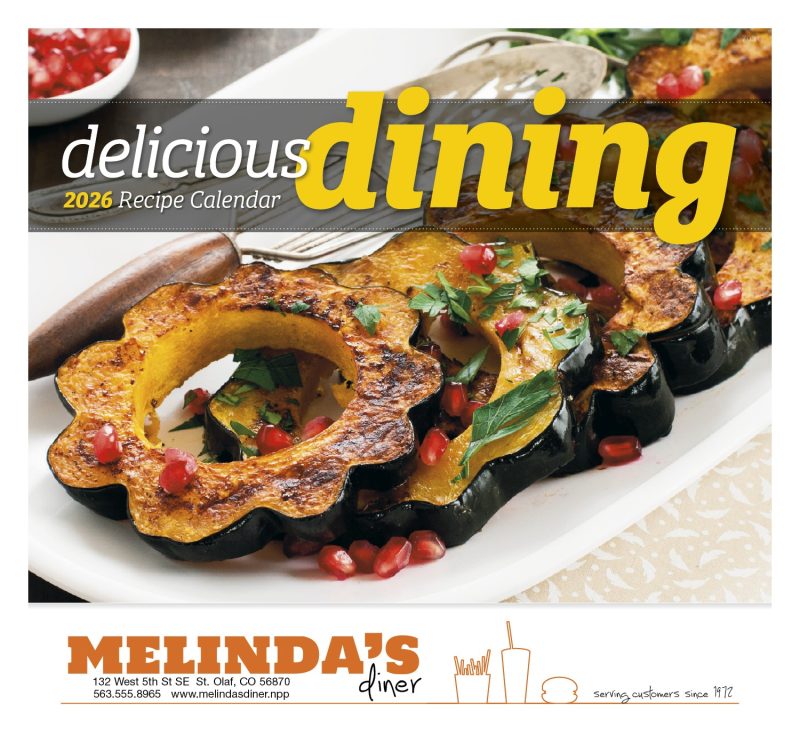 Custom Good Value™ Delicious Dining - Stapled Calendar - 2