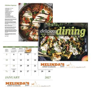 Custom Good Value™ Delicious Dining - Stapled Calendar