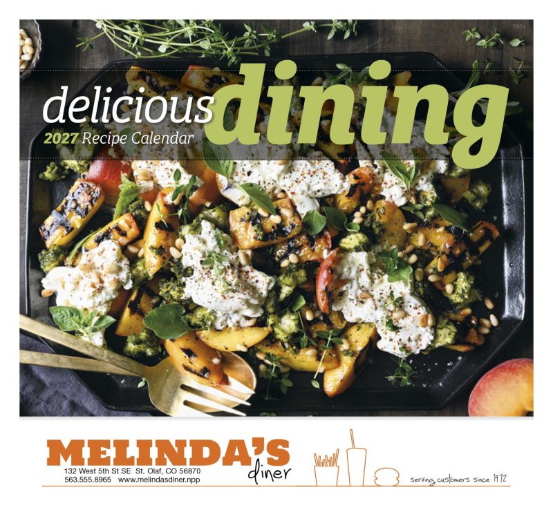 Custom Good Value™ Delicious Dining - Stapled Calendar - 5