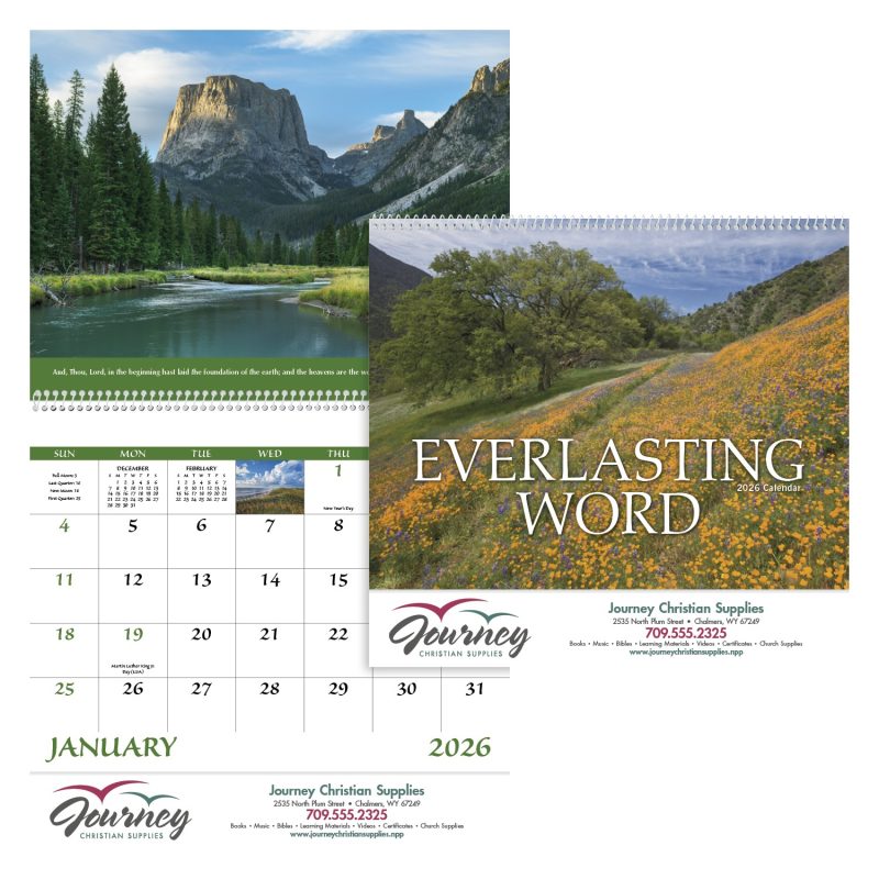 Custom Good Value™ Everlasting Word without Funeral Planner - Spiral - 1