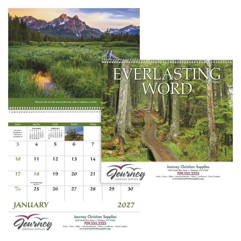 Custom Good Value™ Everlasting Word without Funeral Planner - Spiral