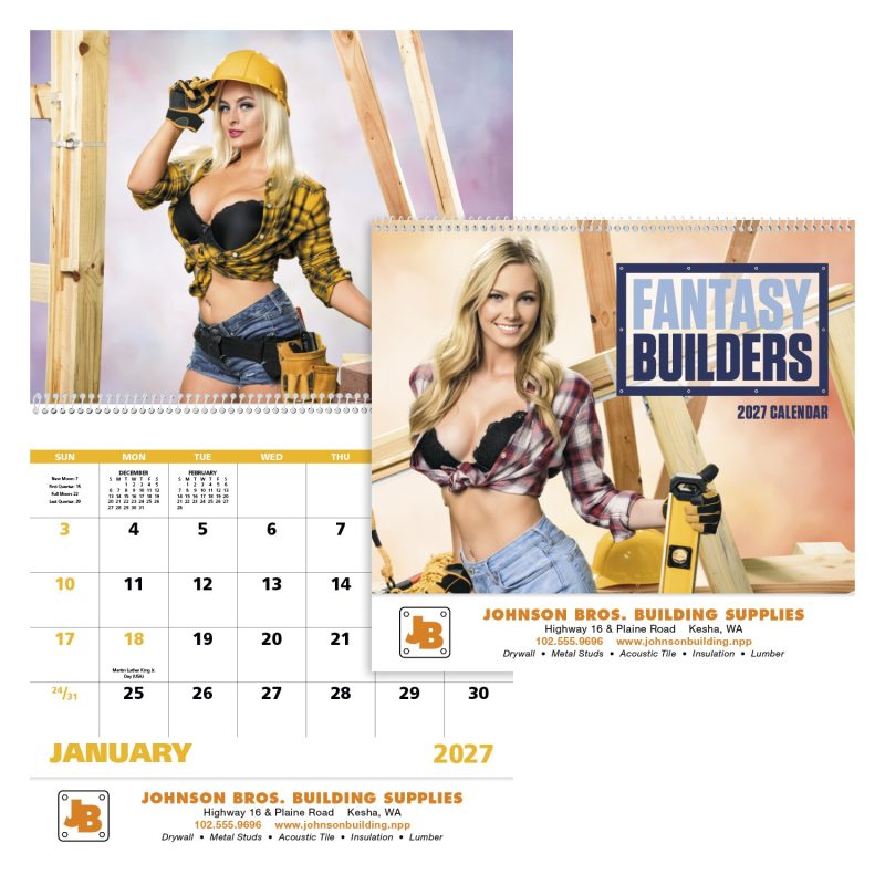 Custom Good Value™ Fantasy Builders - Spiral Calendar