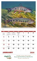 Custom Good Value™ Fishing - Spiral Calendar - 3