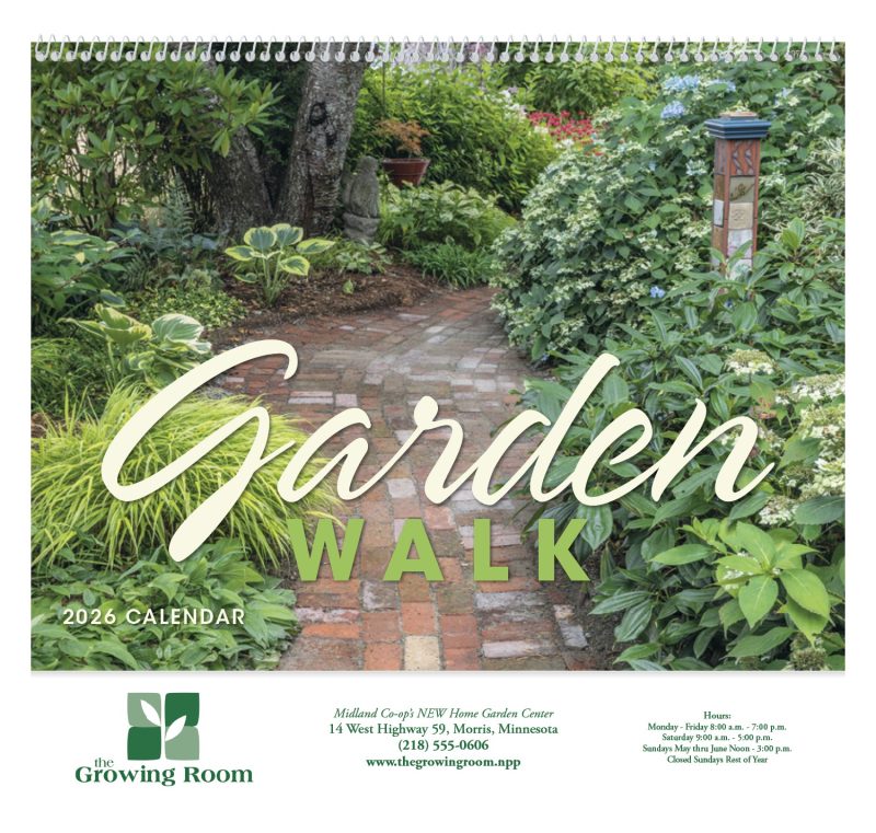 Custom Good Value™ Garden Walk - Spiral Calendar - 2