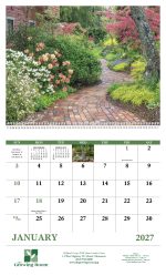 Custom Good Value™ Garden Walk - Spiral Calendar - 6