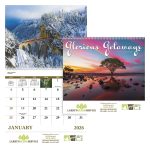 Custom Good Value™ Glorious Getaways - Spiral Calendar - 1