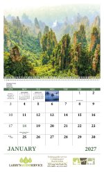Custom Good Value™ Glorious Getaways - Spiral Calendar - 6