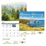 Custom Good Value™ Glorious Getaways - Stapled Calendar