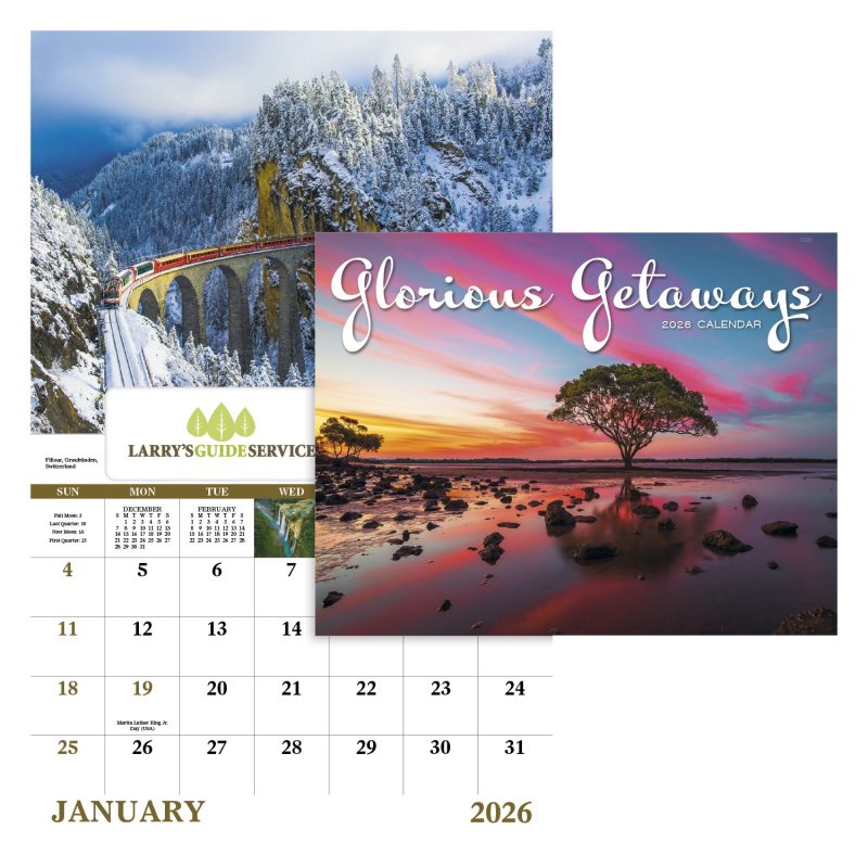 Custom Good Value™ Glorious Getaways - Window Calendar - 1