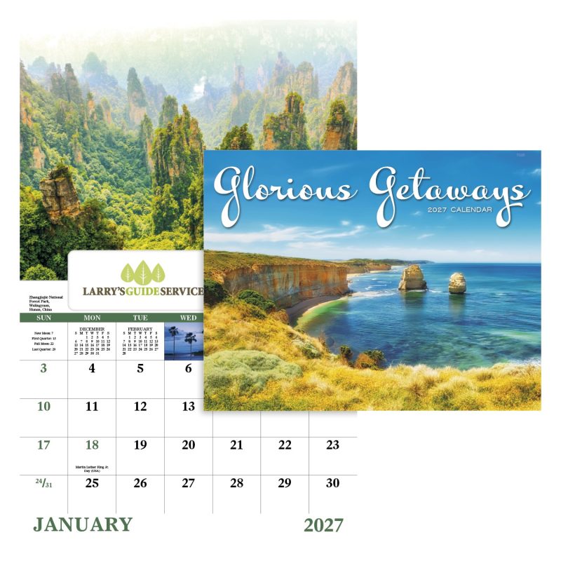 Custom Good Value™ Glorious Getaways - Window Calendar