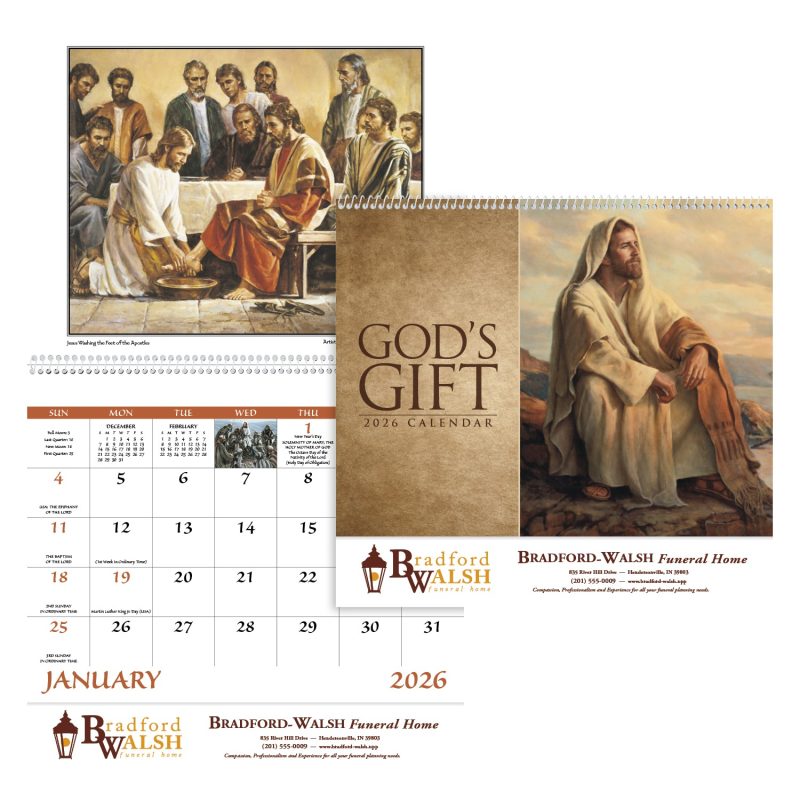 Custom Good Value™ God's Gift wo Funeral Pre-Planning Sheet - Spiral - 1