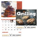 Custom Good Value™ Grilling - Stapled Calendar - 1