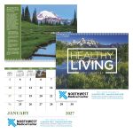 Custom Good Value™ Healthy Living - Spiral Calendar