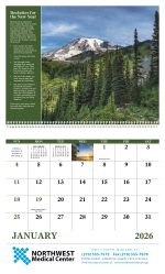 Custom Good Value™ Healthy Living - Spiral Calendar - 3