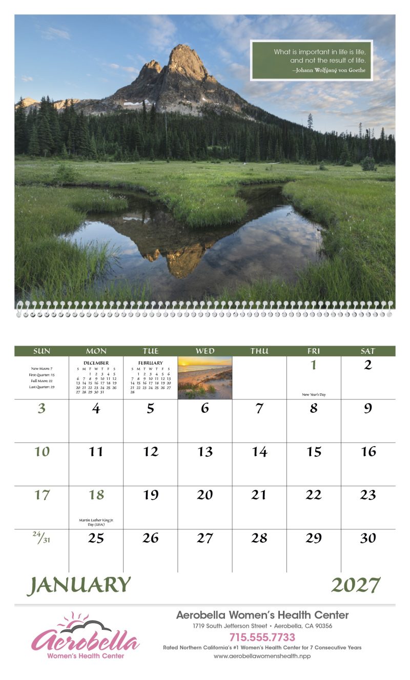 Custom Good Value™ Inspirations for Life - Spiral Calendar - 6