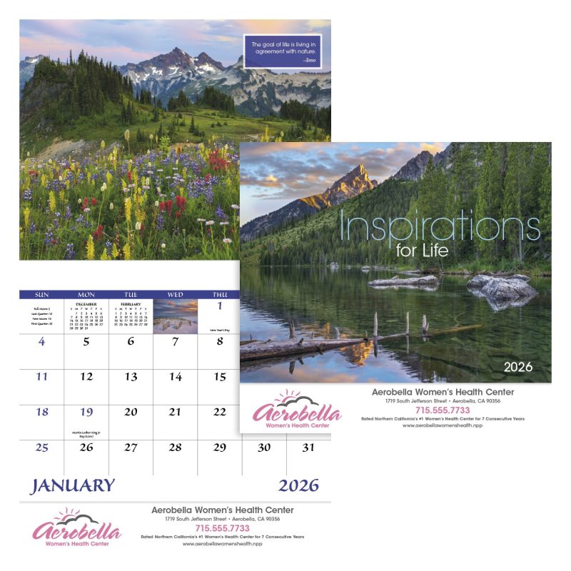 Custom Good Value™ Inspirations for Life - Stapled Calendar - 1