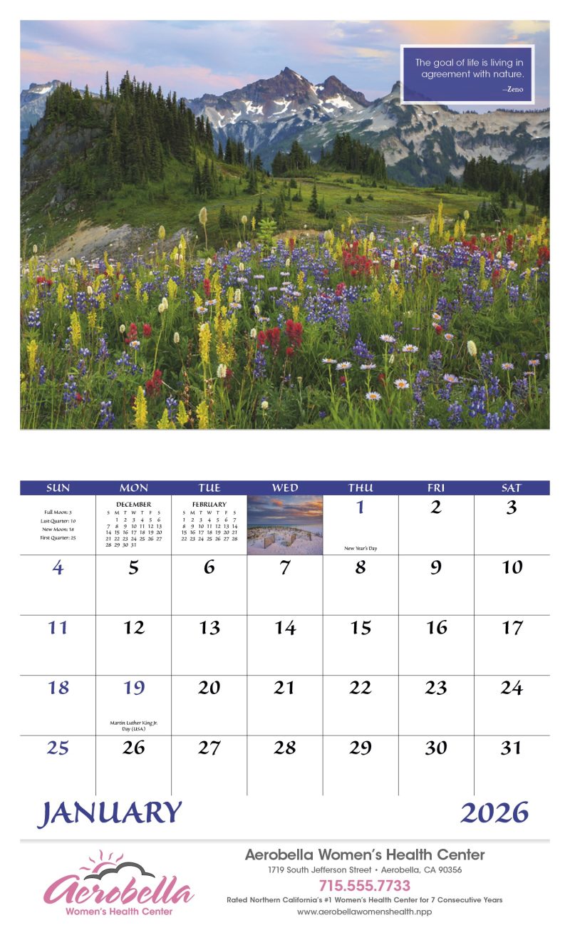 Custom Good Value™ Inspirations for Life - Stapled Calendar - 3
