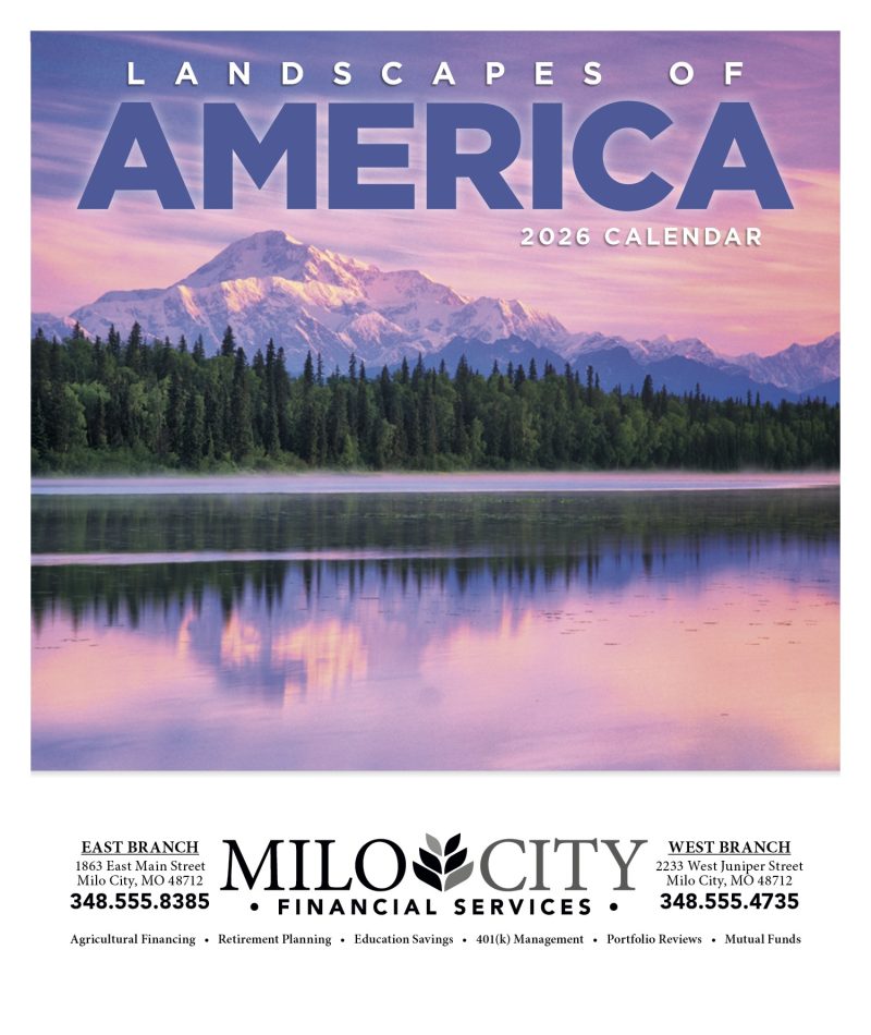 Custom Good Value™ Landscapes of America - Mini Calendar - 2
