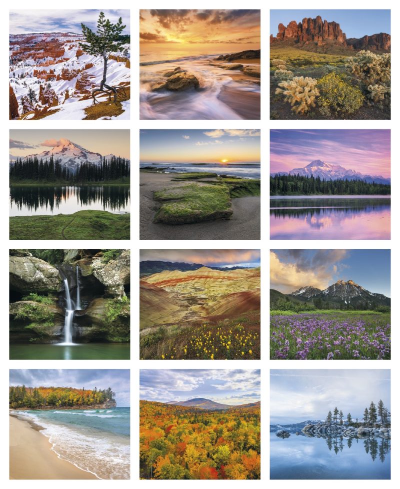 Custom Good Value™ Landscapes of America - Mini Calendar - 4