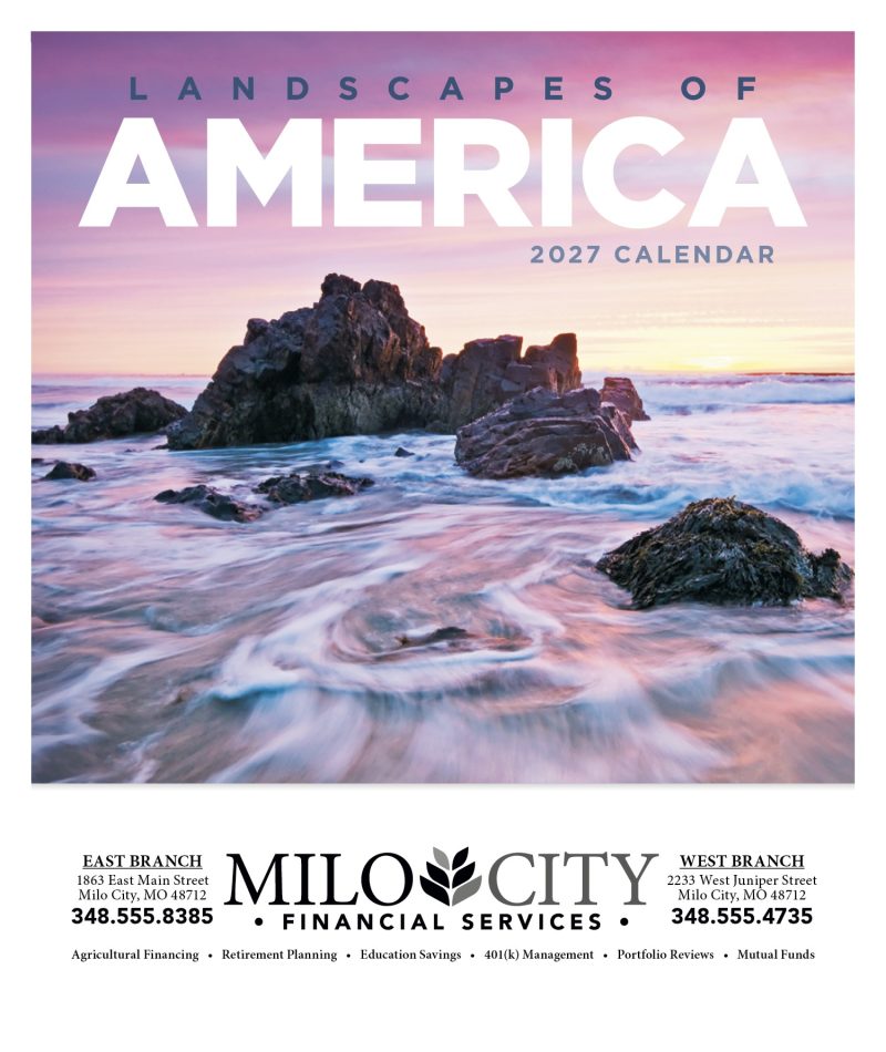 Custom Good Value™ Landscapes of America - Mini Calendar - 5