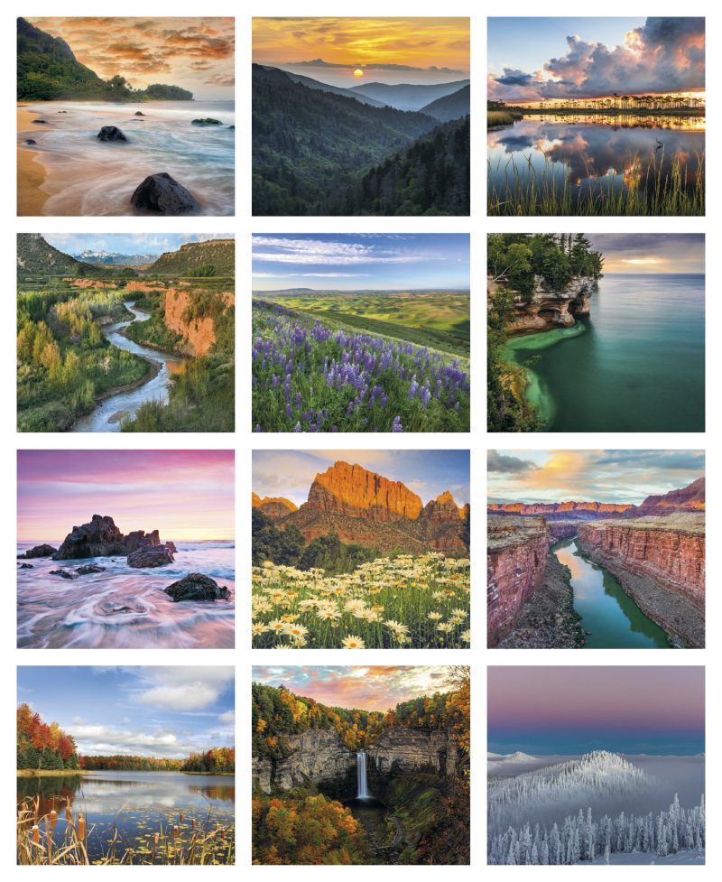 Custom Good Value™ Landscapes of America - Mini Calendar - 7