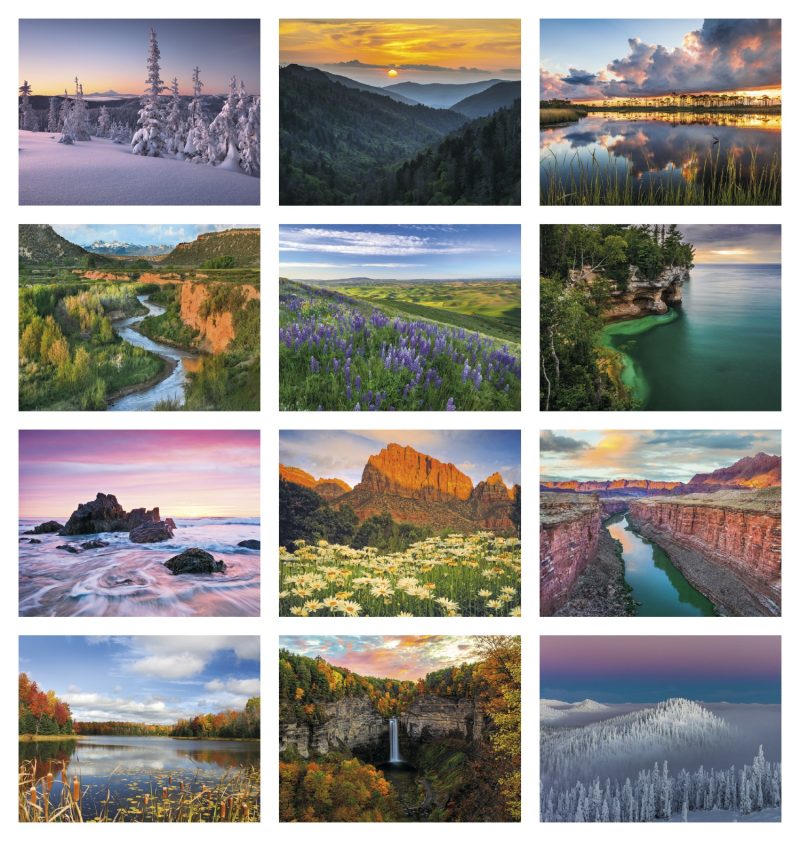 Custom Good Value™ Landscapes of America - Spiral Calendar - 7