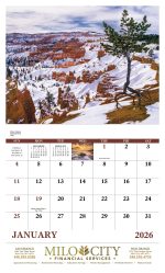 Custom Good Value™ Landscapes of America - Stapled Calendar - 3