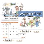 Custom Good Value™ Laughing It Up! - Spiral Calendar