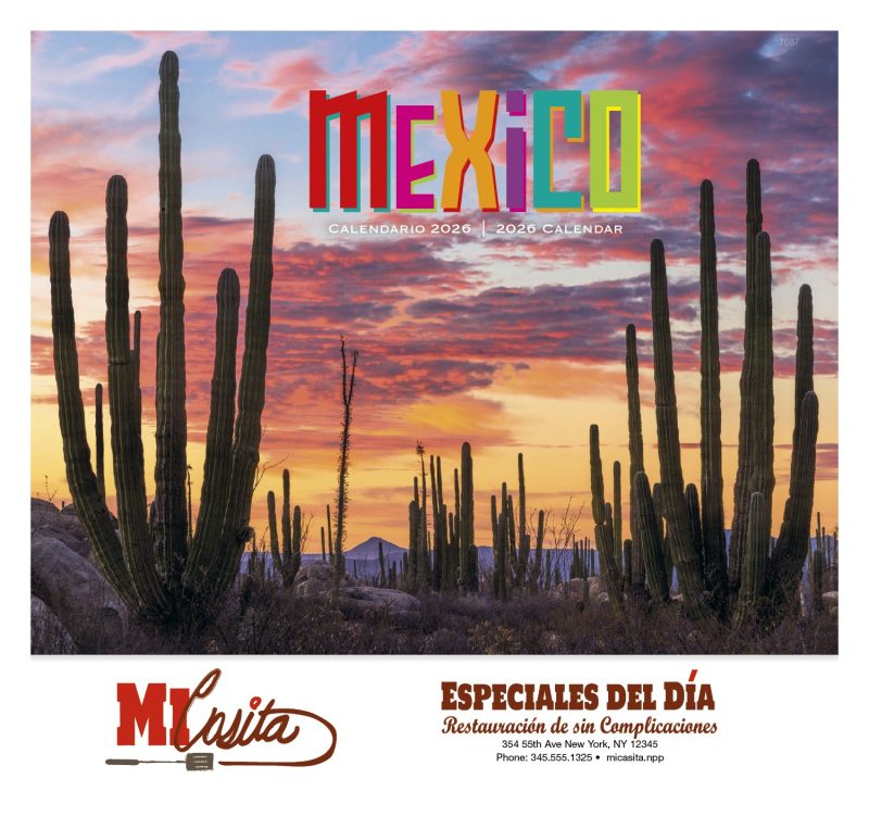 Custom Good Value™ Mexico - Stapled Calendar - 2