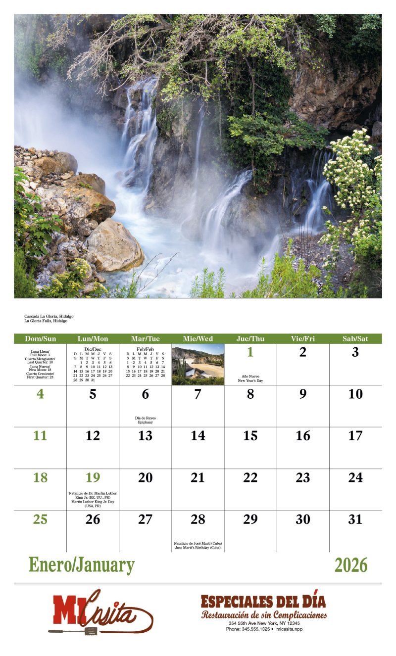 Custom Good Value™ Mexico - Stapled Calendar - 3