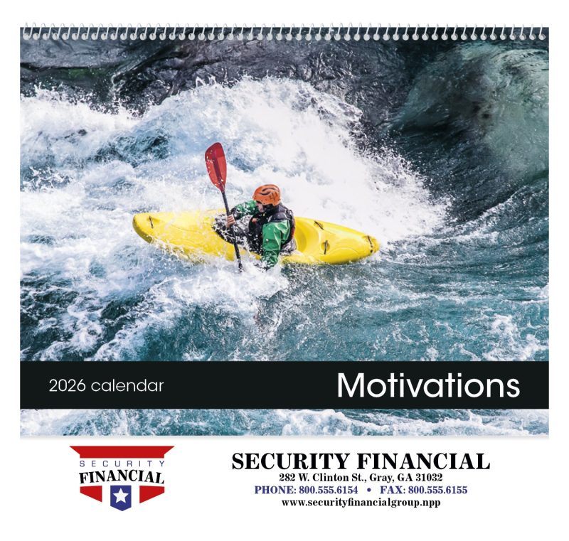 Custom Good Value™ Motivations - Spiral Calendar - 2