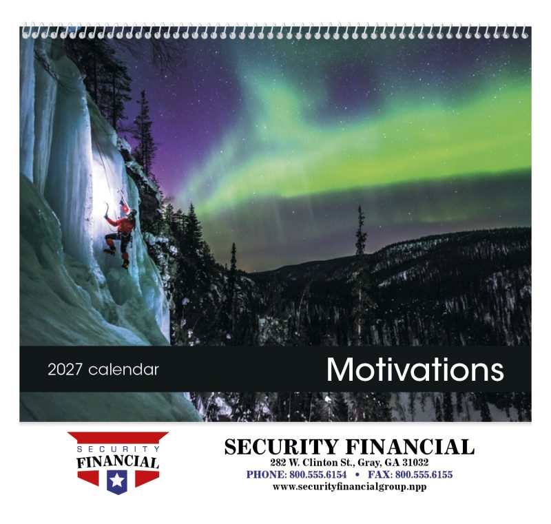 Custom Good Value™ Motivations - Spiral Calendar - 5