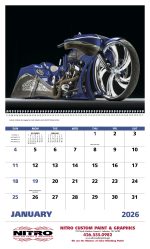 Custom Good Value™ Motorcycles - Spiral Calendar - 3