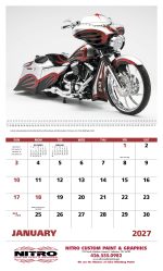 Custom Good Value™ Motorcycles - Spiral Calendar - 6