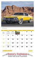 Custom Good Value™ Muscle Thunder - Spiral Calendar - 3