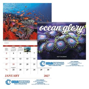 Custom Good Value™ Ocean Glory - Spiral Calendar