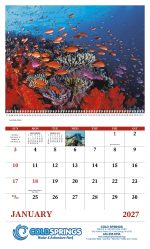 Custom Good Value™ Ocean Glory - Spiral Calendar - 7