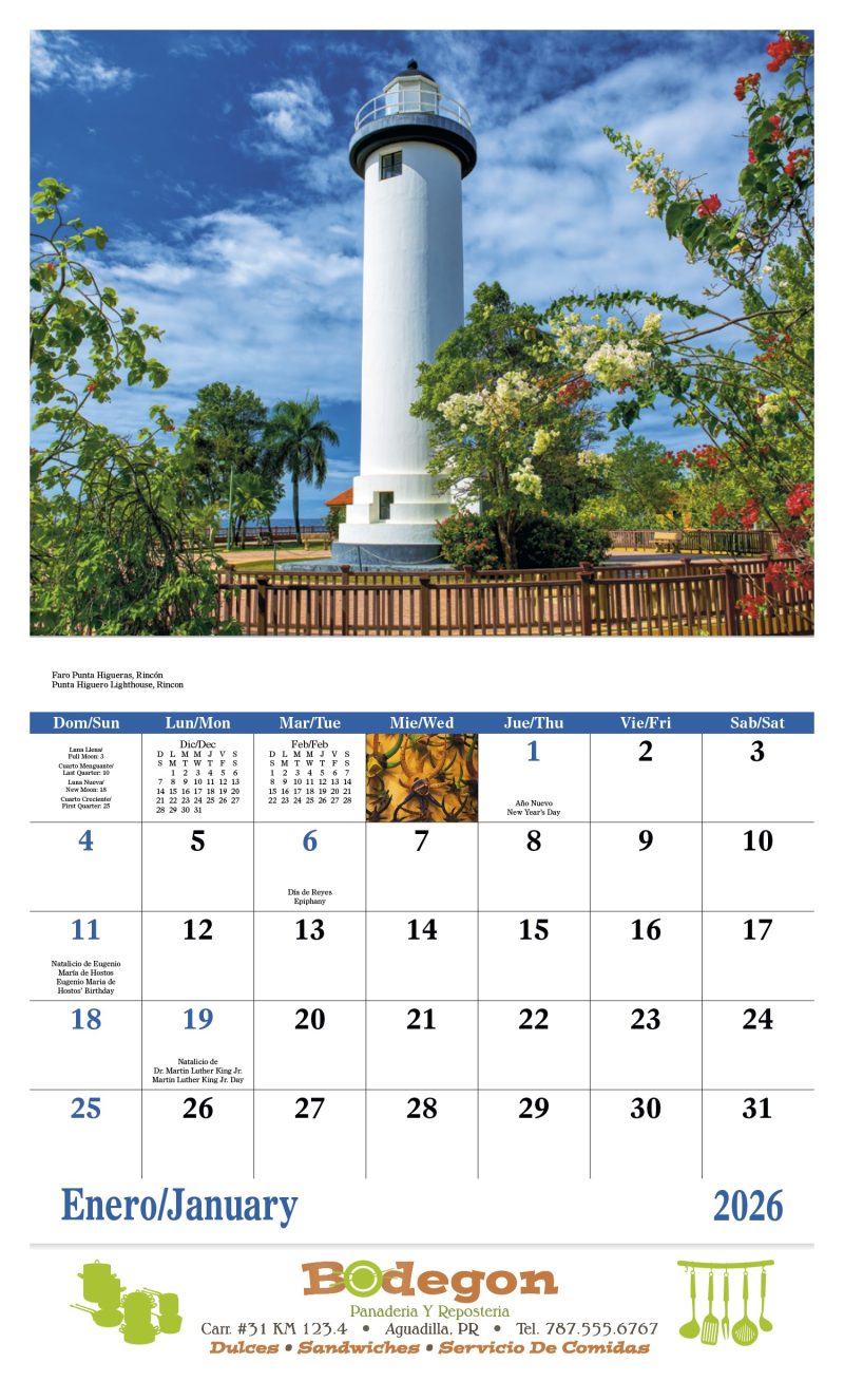 Custom Good Value™ Puerto Rico - Stapled Calendar - 3