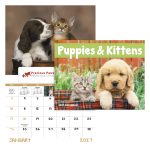 Custom Good Value™ Puppies & Kittens - Window Calendar
