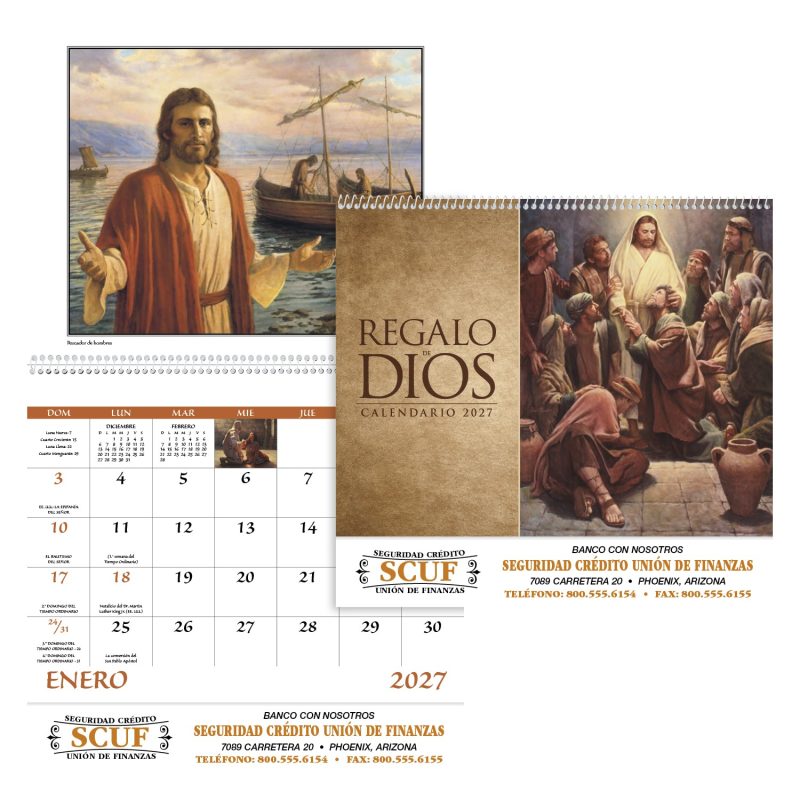 Custom Good Value™ Regalo de Dios without Funeral Planner - Spiral