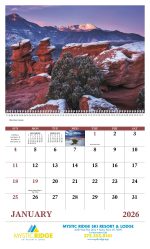 Custom Good Value™ Rocky Mountains - Spiral Calendar - 3