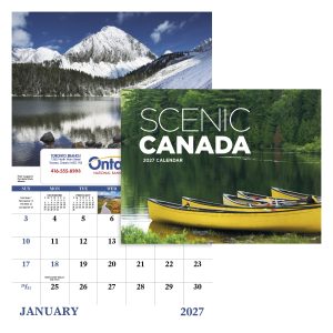 Custom Good Value™ Scenic Canada - Window Calendar